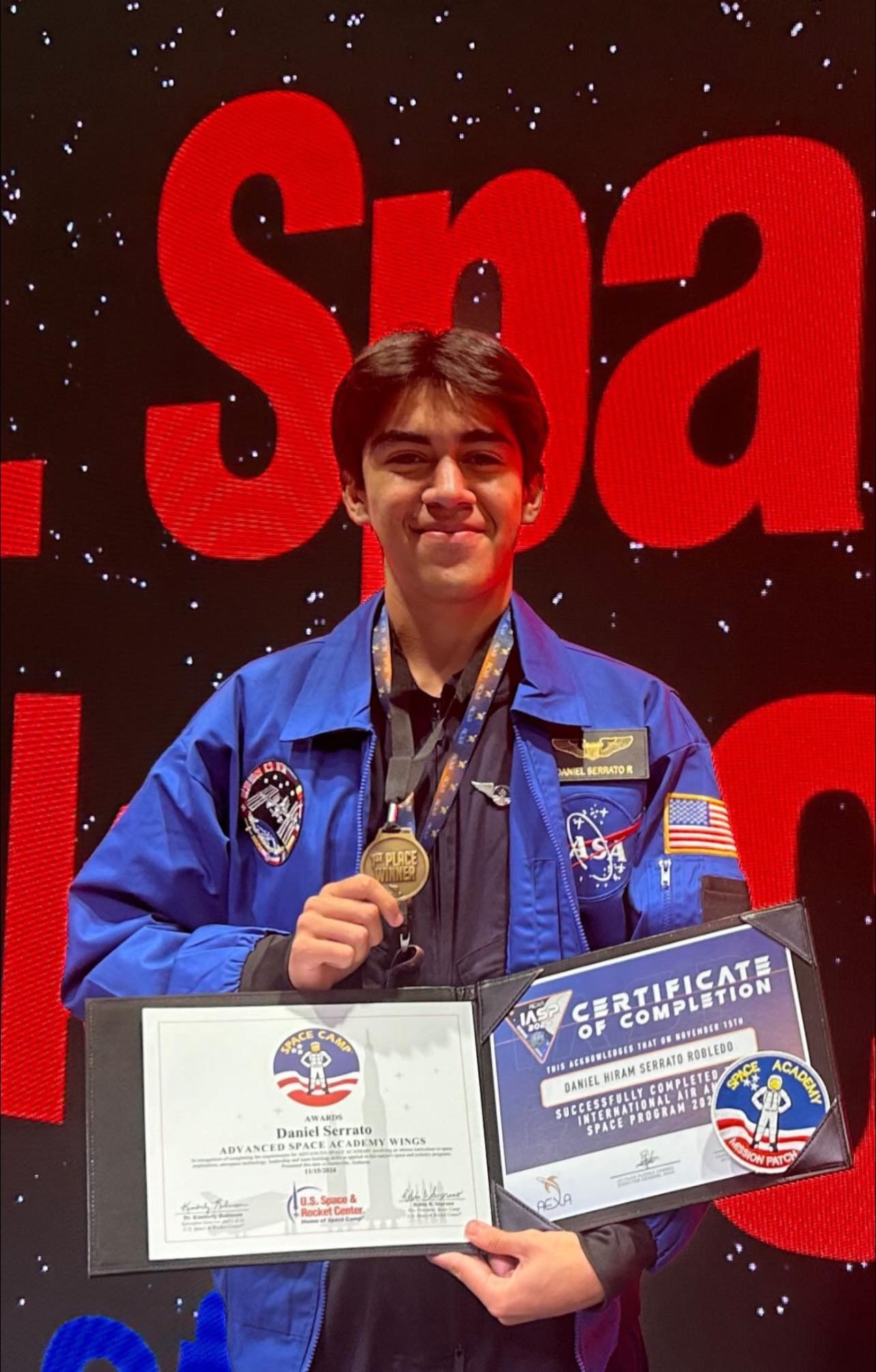 Estudiante mexicano ganó primer lugar en programa de la NASA