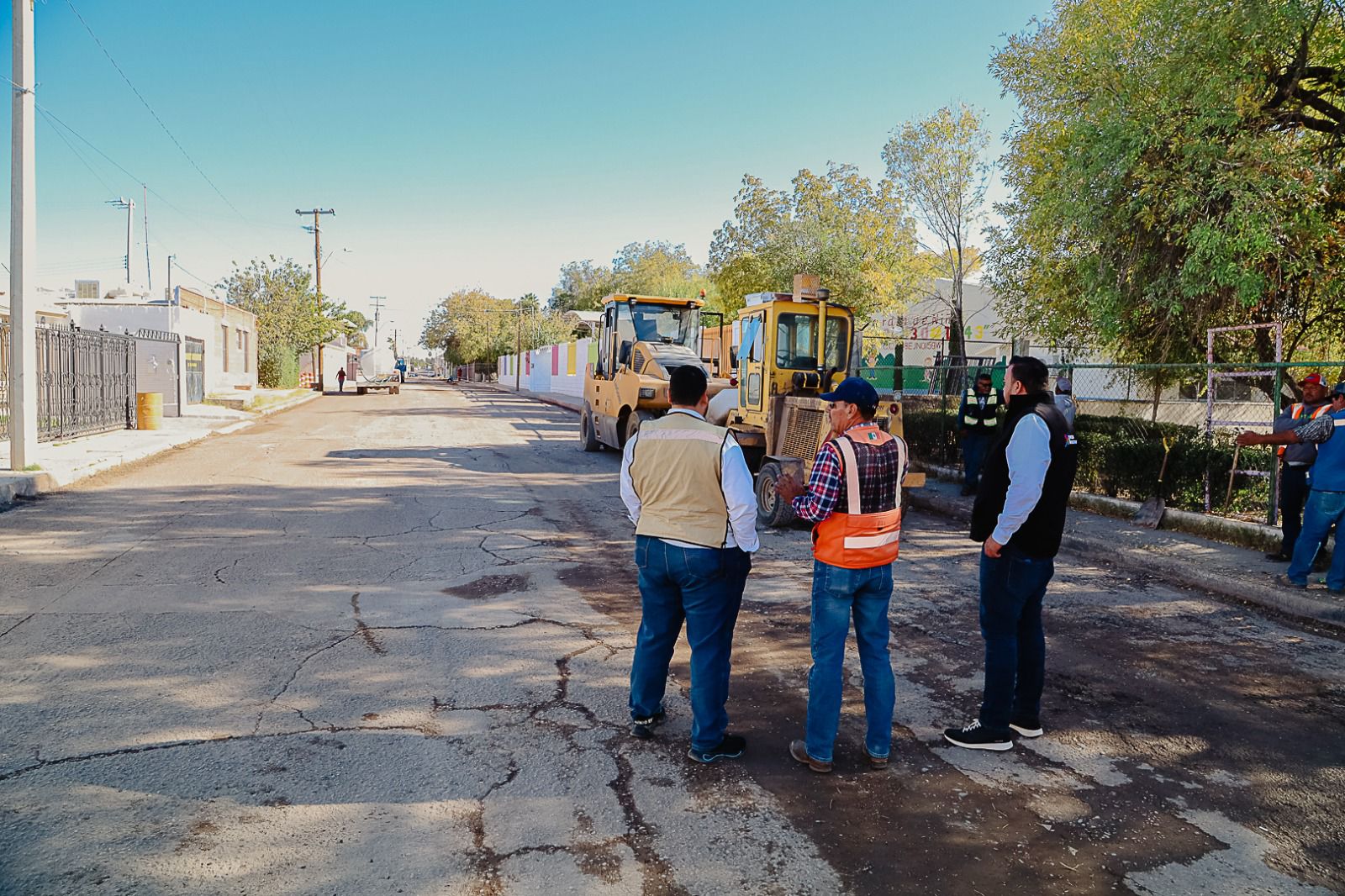 Presidente Jorge Aldana resalta importante inversión en pavimentación en Camargo al cierre del 2024