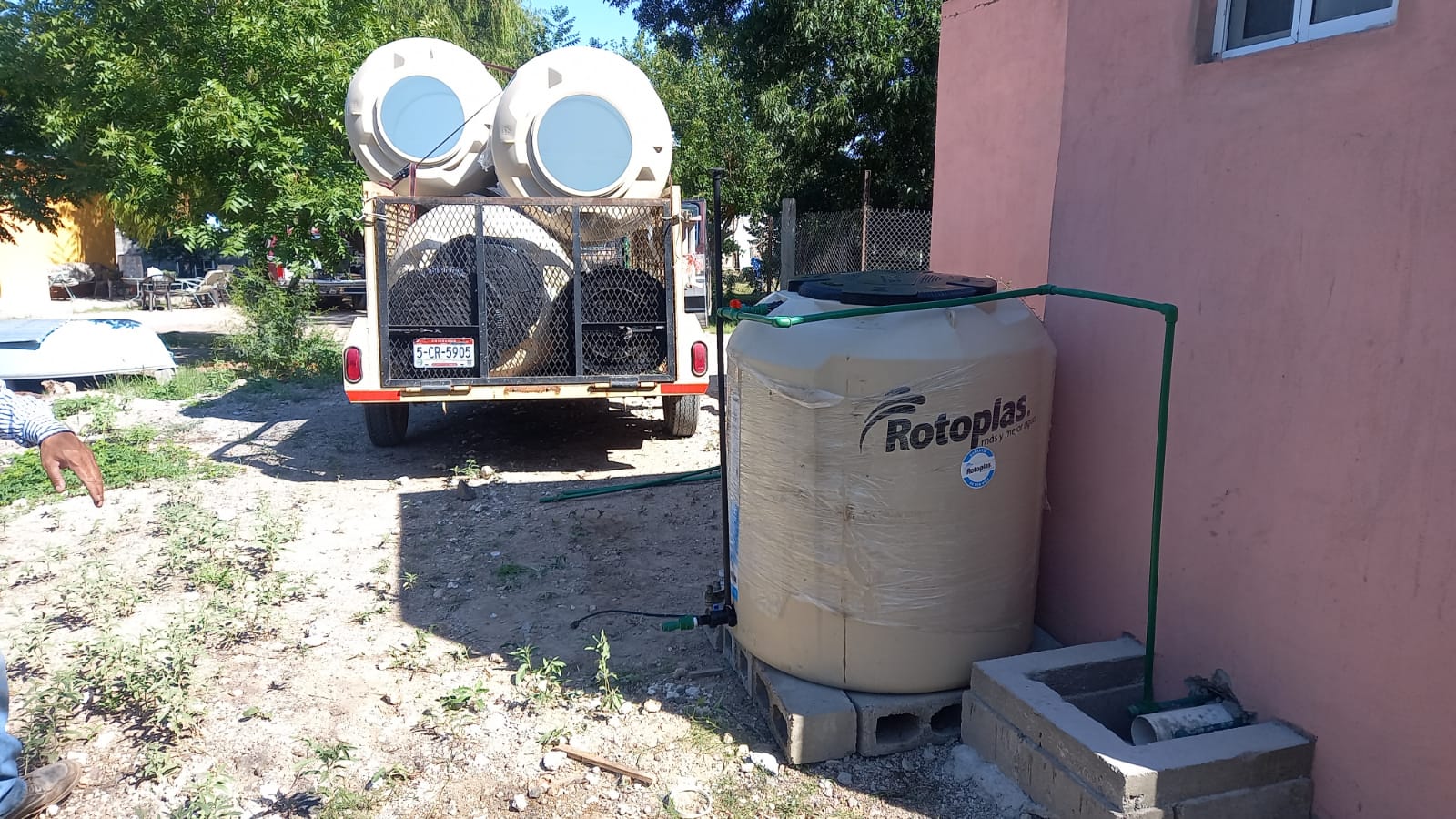 Municipio de San Francisco de Conchos ha otorgado más de 70 tinacos gratuitos para mejorar abasto de agua a familias