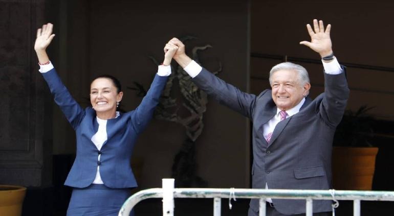 Felicitó Sheinbaum a AMLO por su cumpleaños