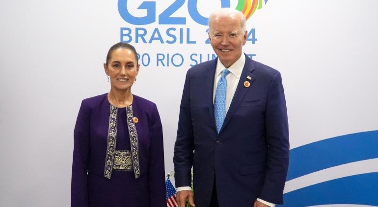 Pidió Clau a Biden “toda información posible” del Mayo