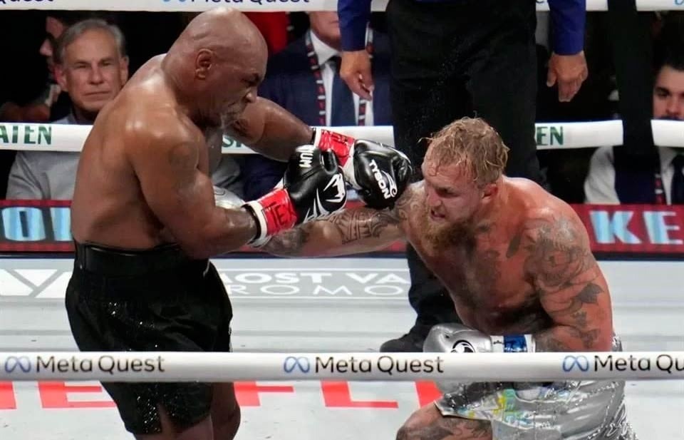 Mike Tyson pierde en su regreso al ring ante Jake Paul