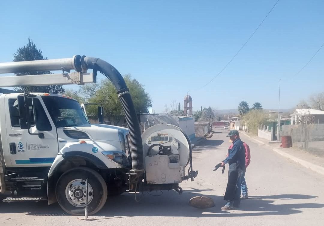 Atiende JMAS Camargo Alcantarillado de La Cruz