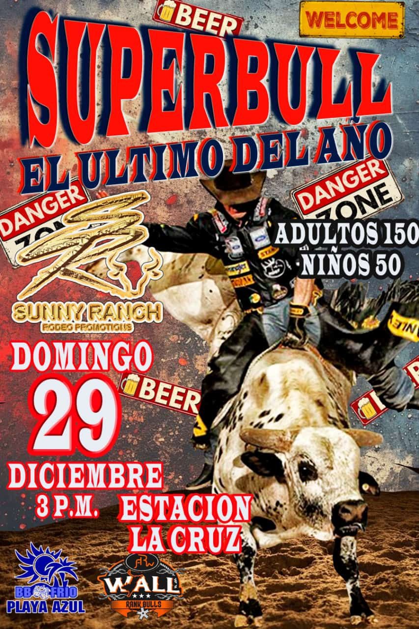 Mañana gran rodeo en Estación La Cruz.