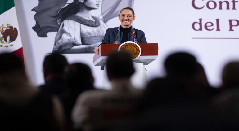 Anuncio Sheinbaum aumento a la pensión universal