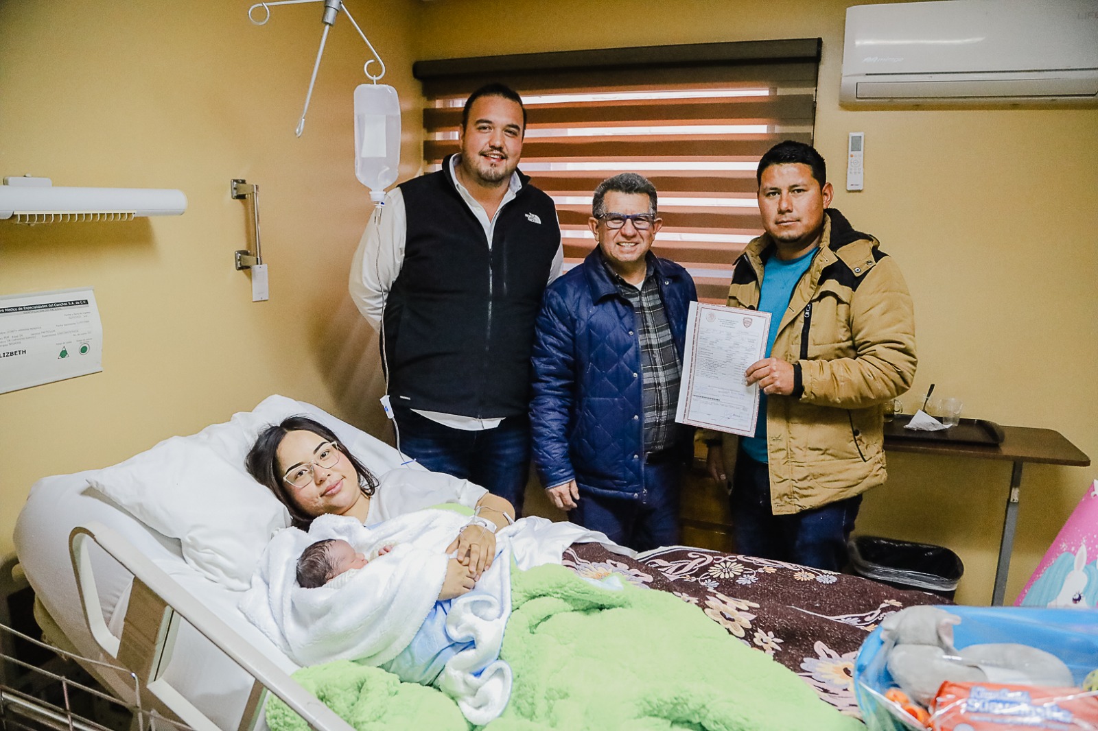 Camargo recibe al primer bebé del año 2025: ¡bienvenido José Armando!