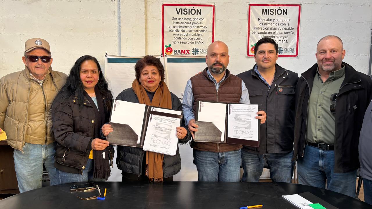 FECHAC y Banco de Alimentos firman convenio para impulsar la salud y el autocuidado