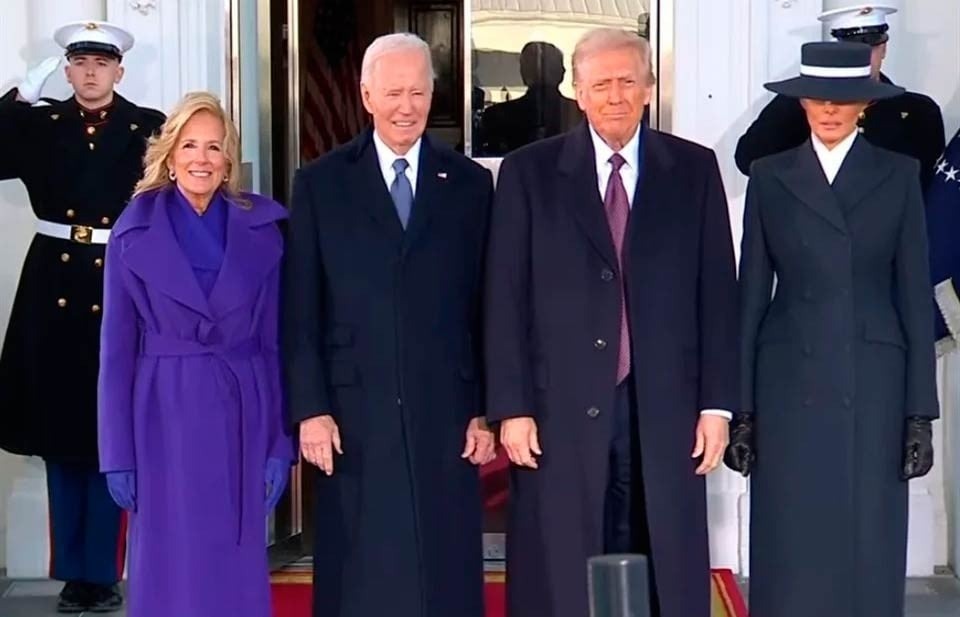 Recibe Biden a Trump en Casa Blanca previo a investidura
