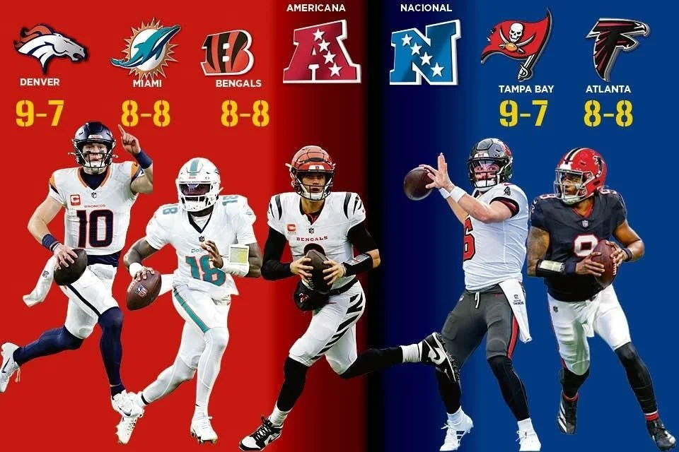 Pelean 5 equipos últimos dos boletos a los Playoffs de NFL