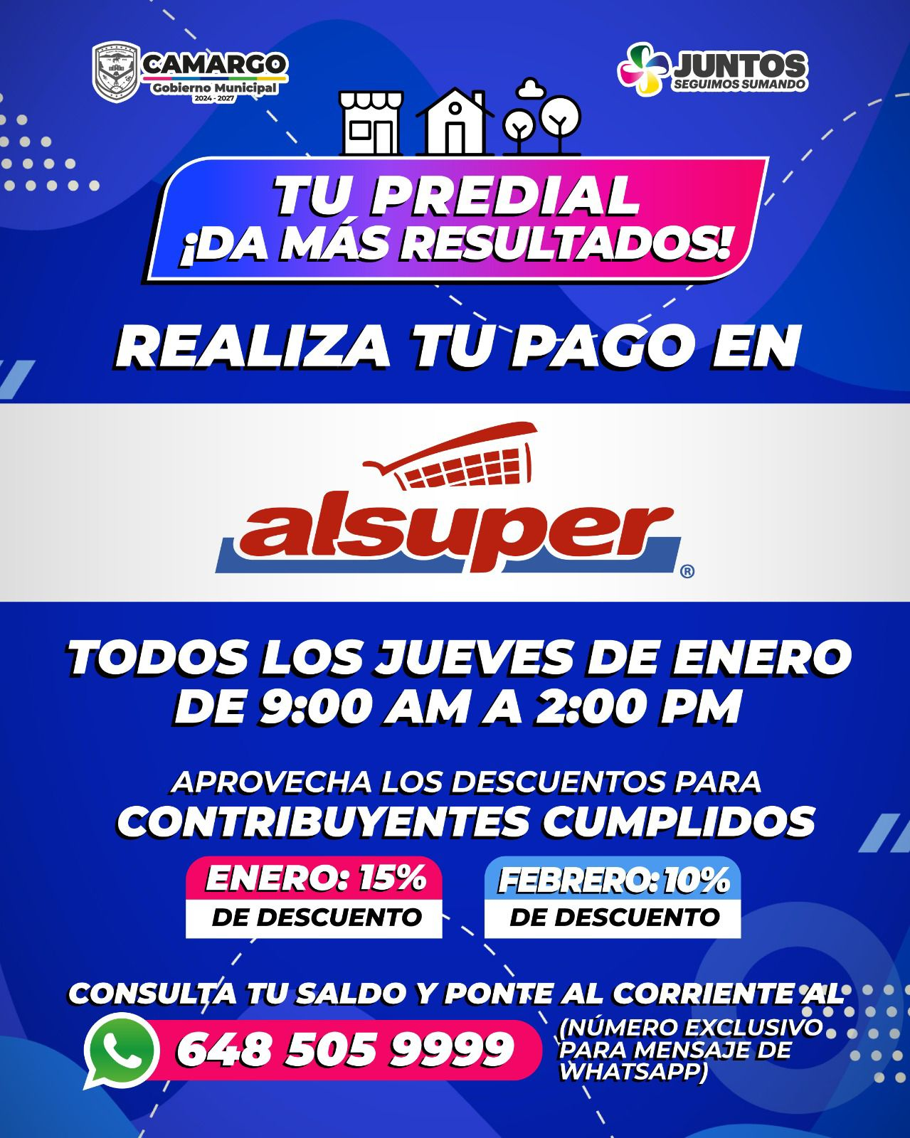 ¡Aprovecha los descuentos en el pago de tu predial!