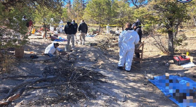 Hallaron 72 cuerpos en narcofosa en Casas Grandes