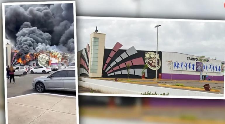 Así lucía el famoso casino Royal Park, incendiado en Sinaloa