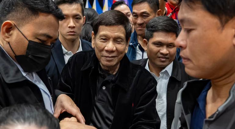 Arrestaron a Duterte, expresidente de Filipinas