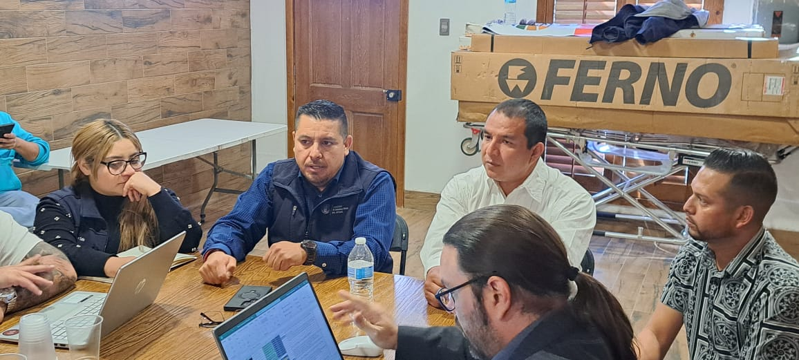 Alcalde Sergio Olvera sostiene reunión de trabajo con el Secretariado Ejecutivo del Sistema Estatal de Seguridad Pública