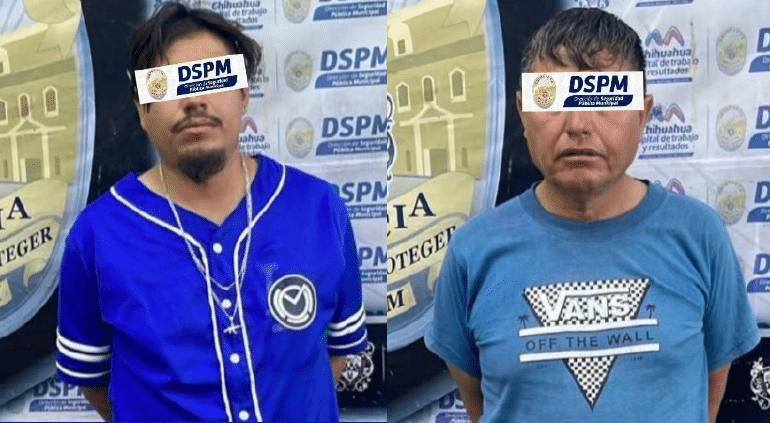 Presentan a detenidos por agredir a machetazos a madre de familia en Chihuahua