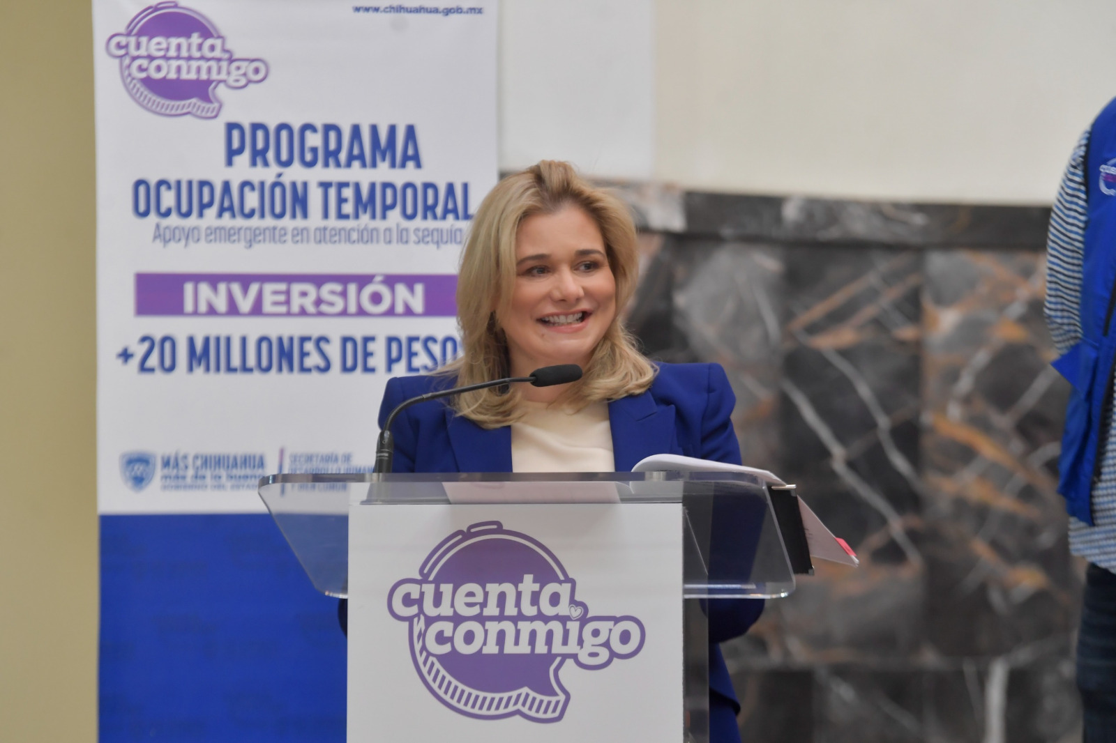 Maru Campos amplía Programa de Ocupación Temporal para atender a familias del centro-sur afectadas por la sequía
