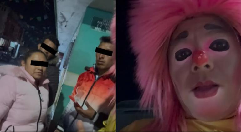 Payasito es amenazado tras negarse a dar show ‘gratuito’