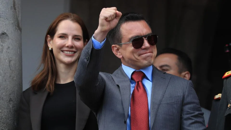 «El bien venció al mal»: Noboa celebra su reelección como presidente de Ecuador