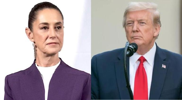 Hablan Clau y Trump; “acuerdos productivos”: dicen
