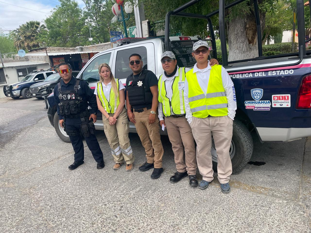 La Cruz brinda apoyo en San Francisco de Conchos durante temporada vacacional