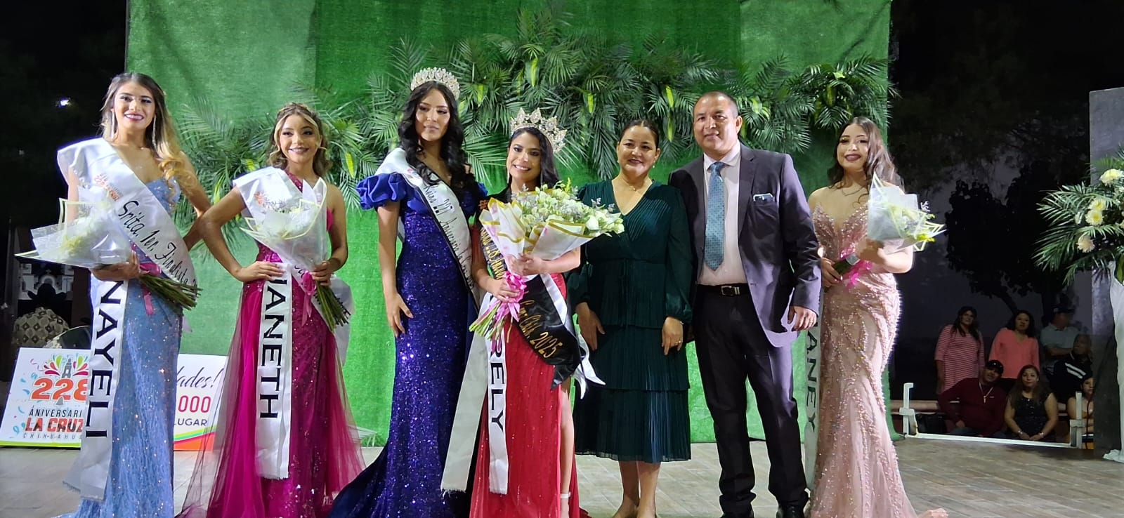 Karely Derma es coronada como Reina del 228 Aniversario de La Cruz