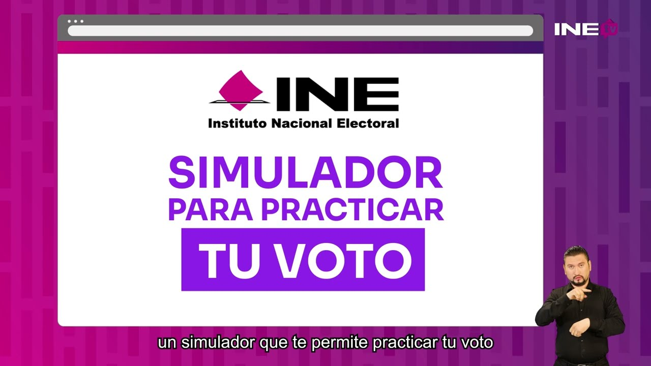 IEE presenta simulador de voto en elección judicial y debates