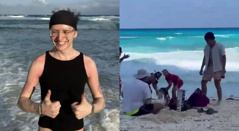 Joven fue devorado por tiburones al salvar a su amiga