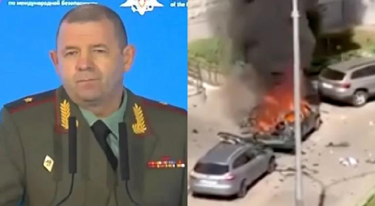 Acusan a Ucrania por muerte de general ruso, su camioneta explotó