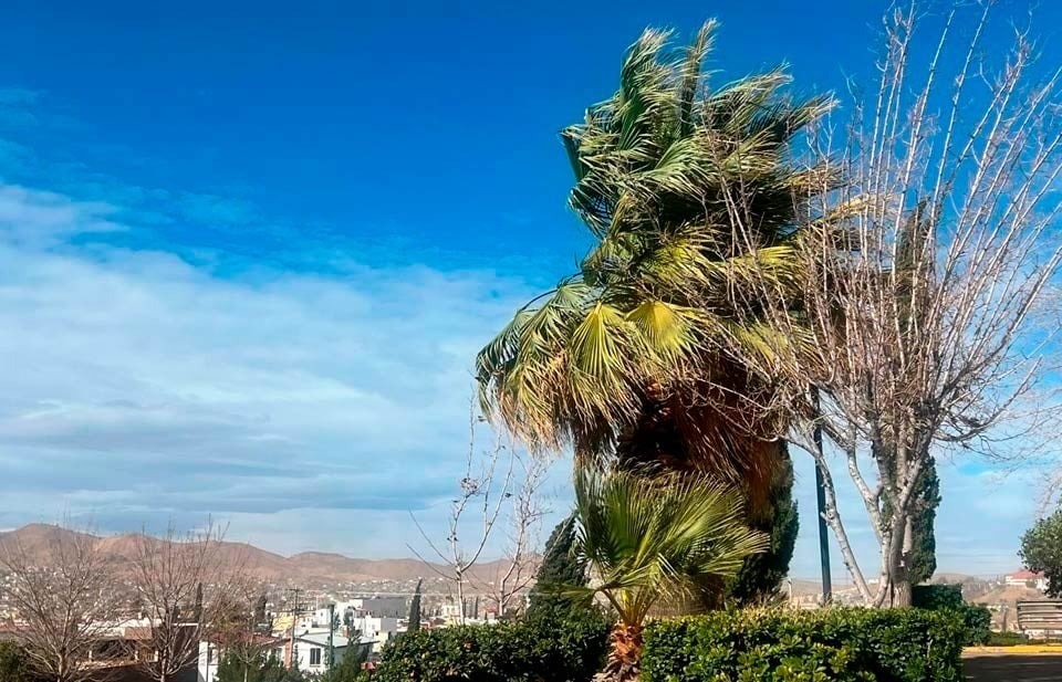 Anuncian fuertes vientos en 30 municipios