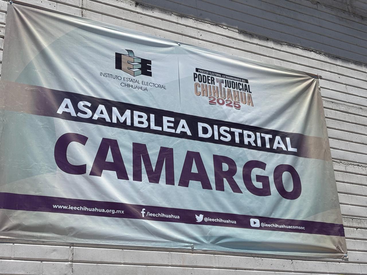 Casi listos para la elección judicial en el distrito de Camargo; se instalarán 84 casillas
