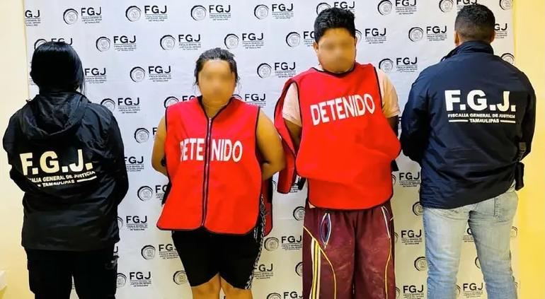 Arrestaron a pareja por asfixiar a su hija de dos años en Tamaulipas