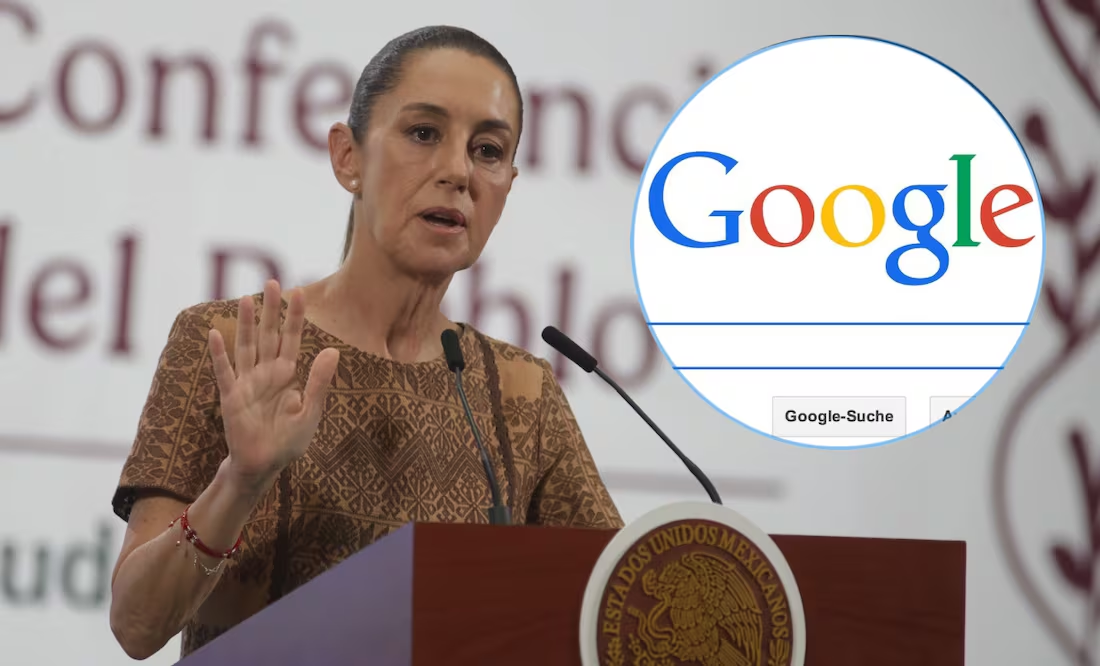 Sheinbaum interpone demanda contra Google; empresa cambió el nombre del Golfo de México por Golfo de América en sus mapas