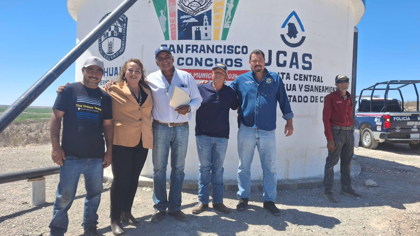 Entregó Norma Pavía tanque elevado en El Molino; ciudadano agradecen solución a problemas de presión de agua en la comunidad