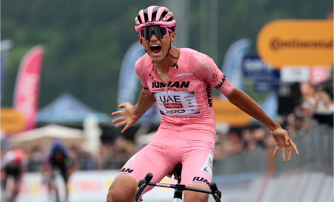 El mexicano Isaac del Toro gana la etapa 17; refuerza su liderato en el Giro de Italia