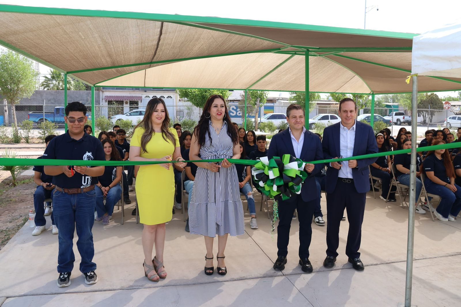 Inaugura Cobach obras de infraestructura y equipamiento en planteles de Meoqui