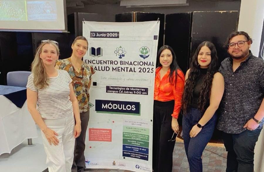 Psicólogos de la UTCam participan en el Encuentro Binacional de Salud Mental en el Tecnológico de Monterrey