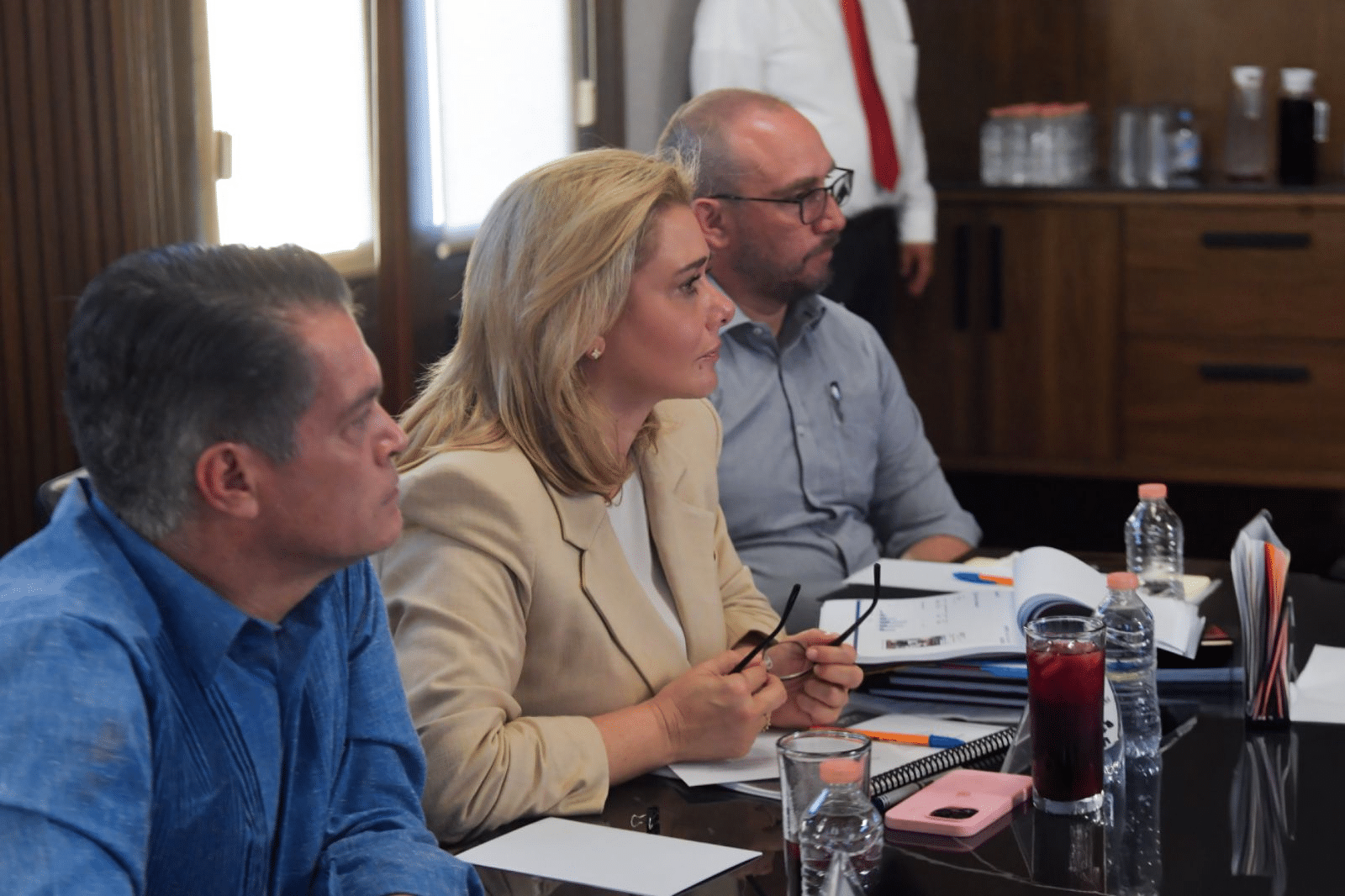 Maru Campos y autoridades del Gobierno Federal dan seguimiento a la estrategia de vacunación contra el sarampión