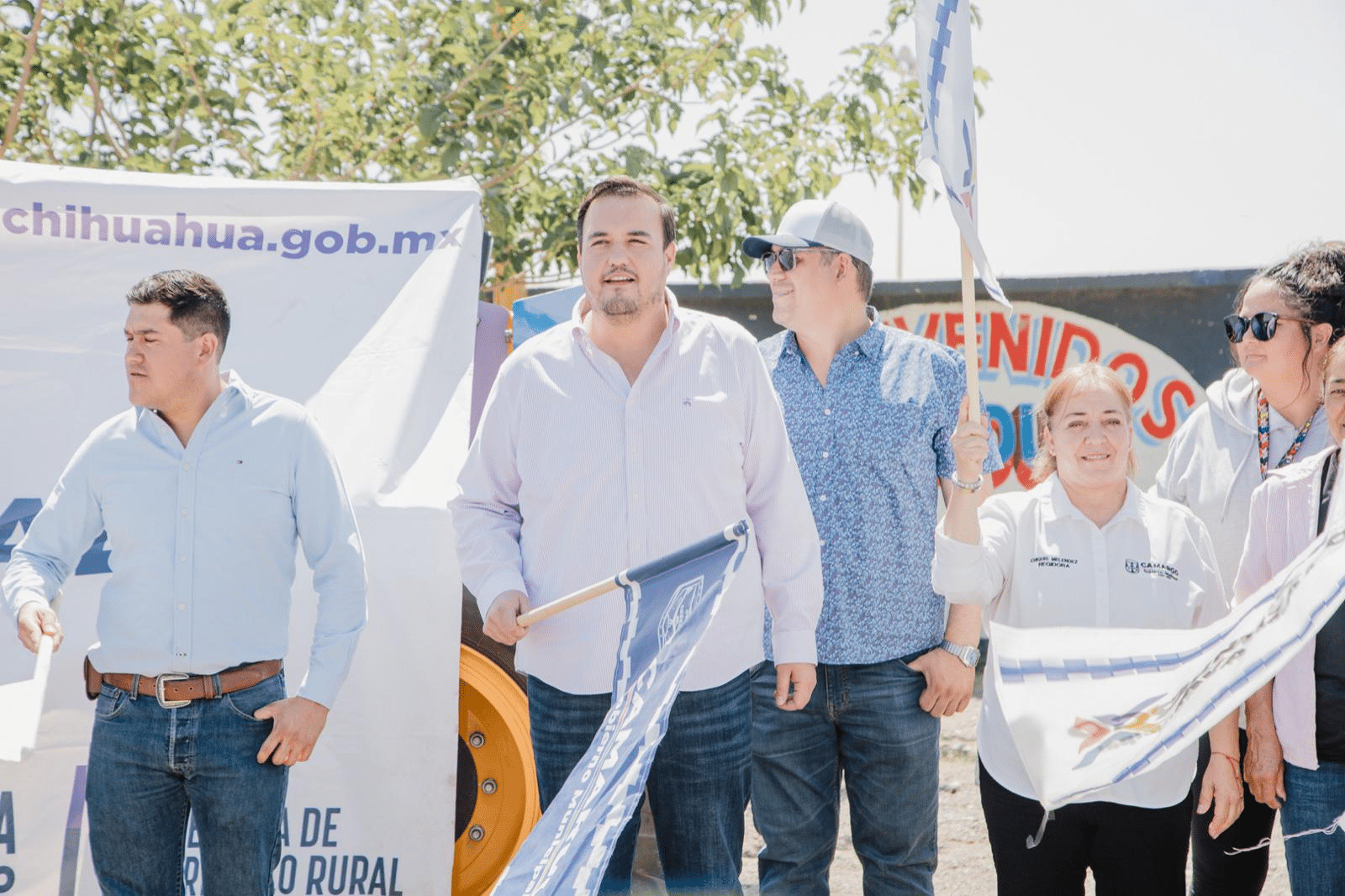 Municipio y Estado arrancan segunda etapa de rehabilitación de caminos rurales en Camargo