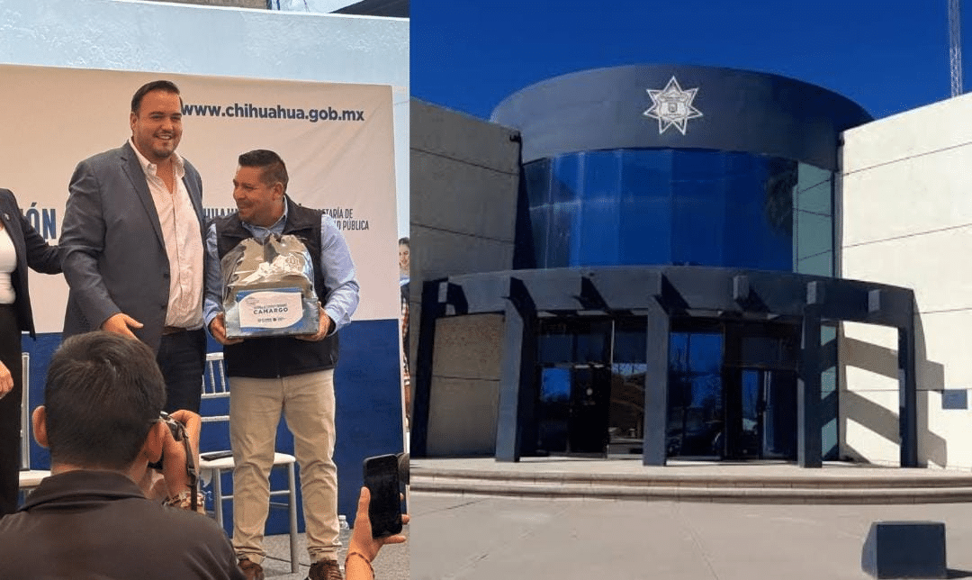 Entregan uniformes tácticos a policías de Camargo tras gestión del alcalde Jorge Aldana