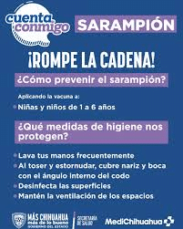 Tiene Chihuahua 3 mil 758 casos de sarampión