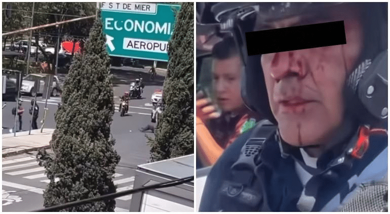 CDMX: Mató policía a biker tras riña… lo arrestan