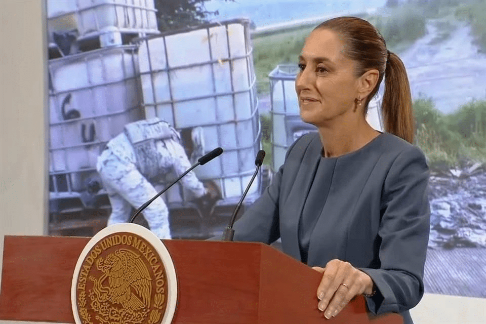 No es huachicol, es agua, dice CSP de bidones en carretera