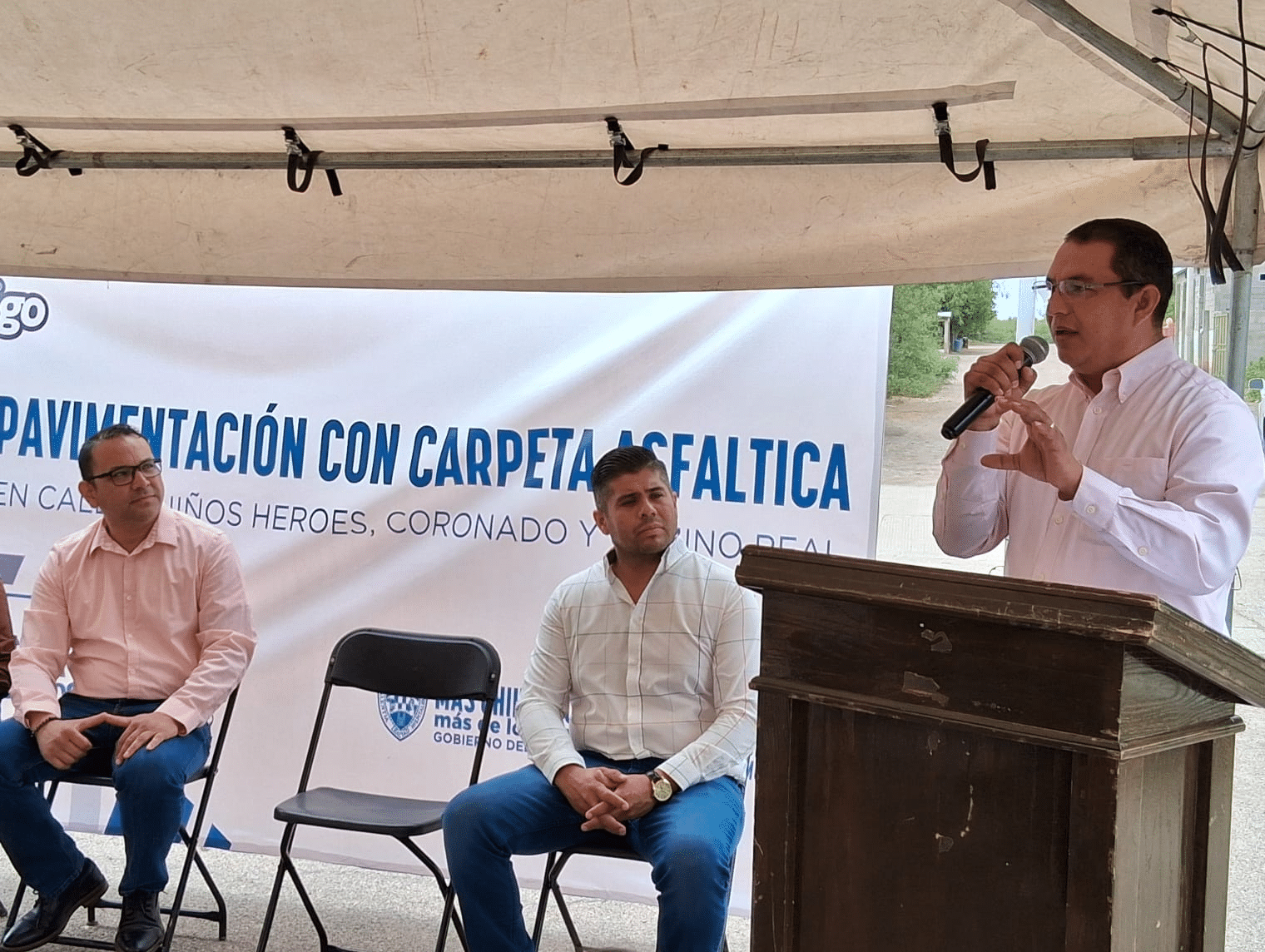 «La Cruz avanza con resultados tangibles» Profe Sergio Olvera.