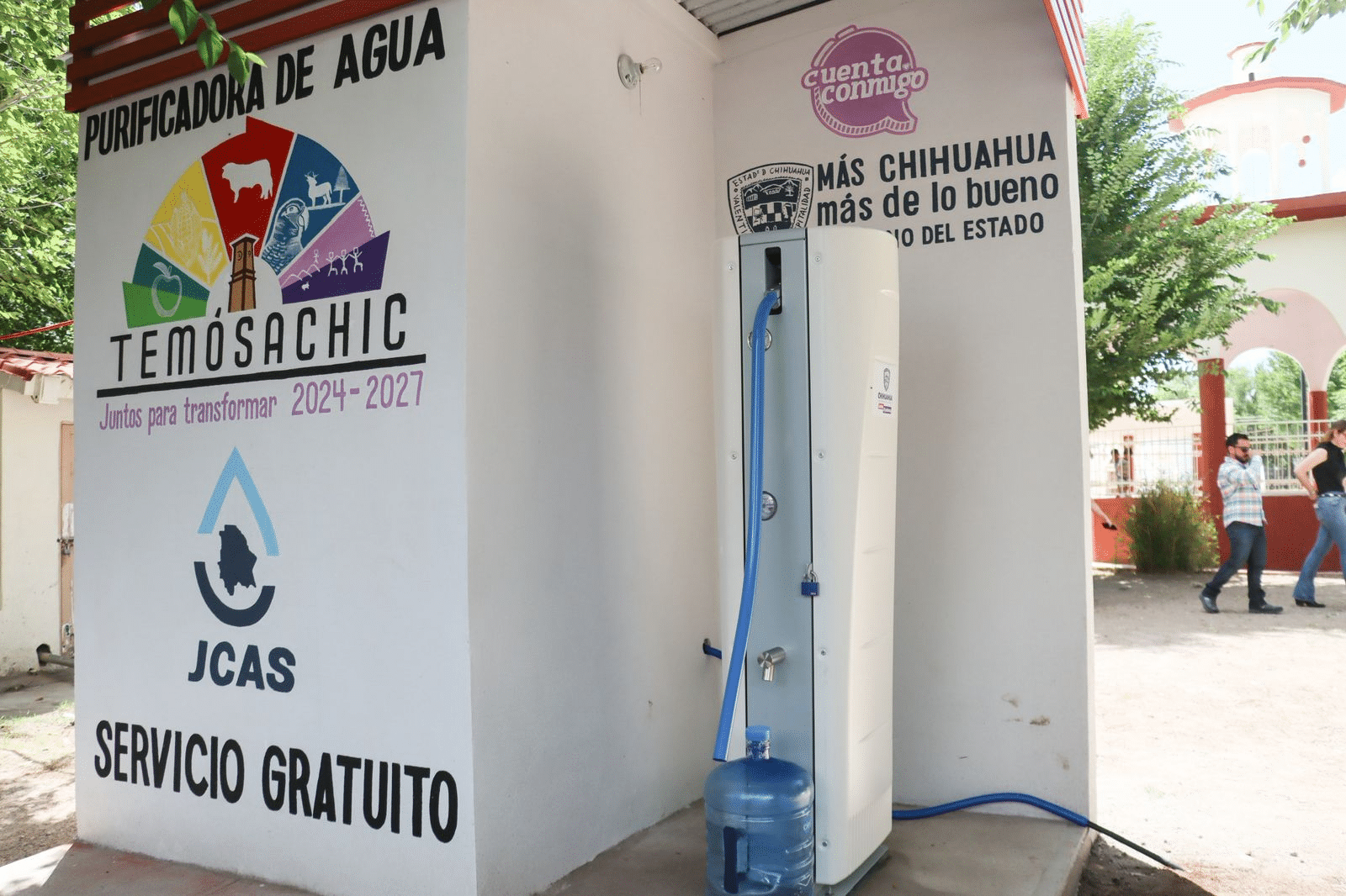Inaugura JCAS planta de ultrafiltración en Temósachic para garantizar agua limpia y segura