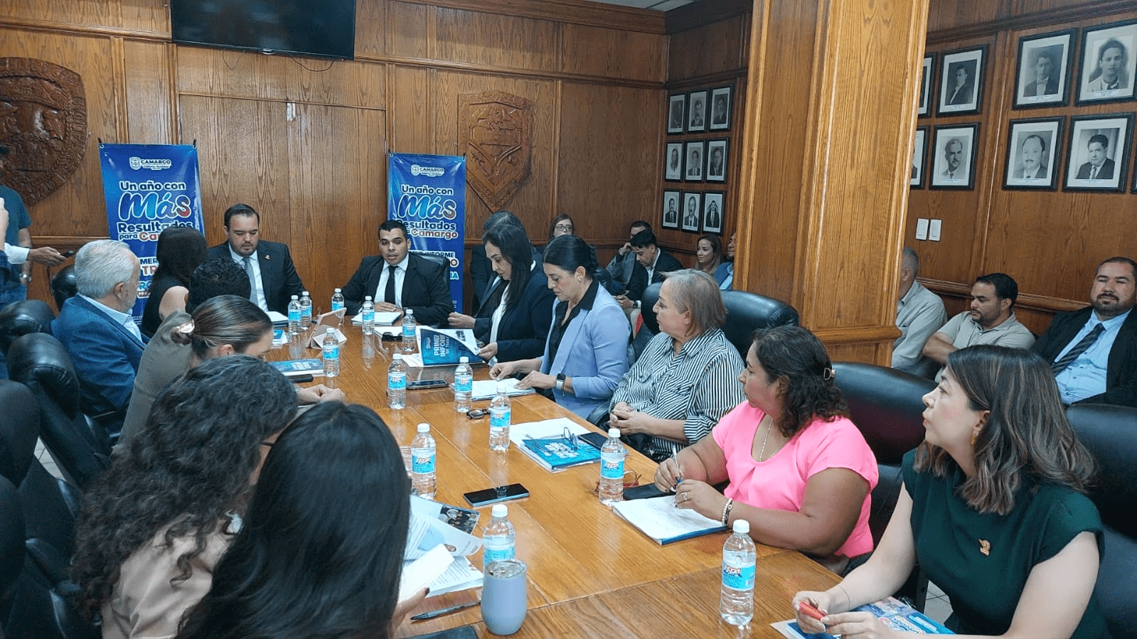 Jorge Aldana presenta informe anual ante Cabildo de Camargo