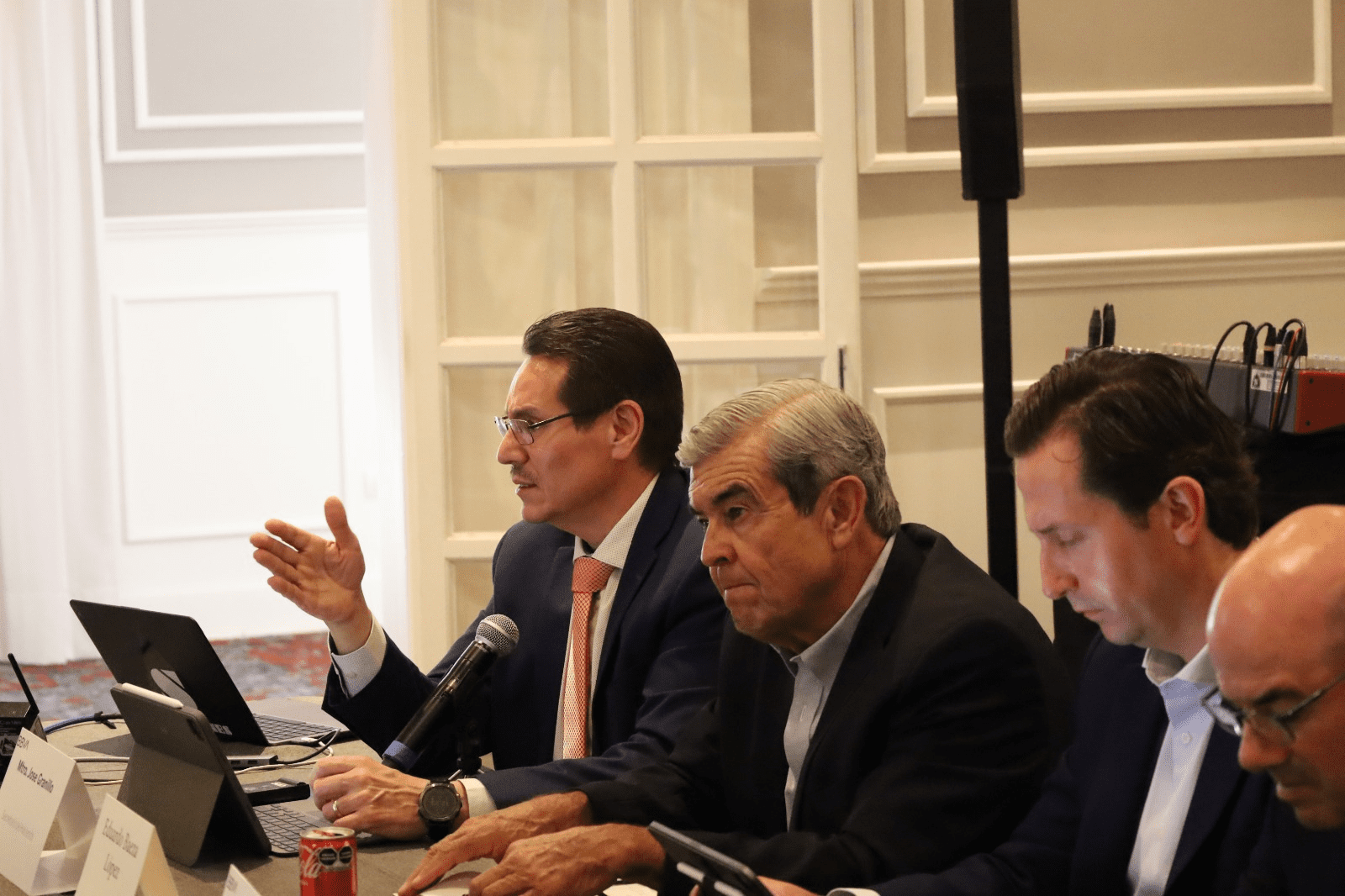 Presentan ante el consejo regional de BBVA avances financieros y económicos del Gobierno del Estado