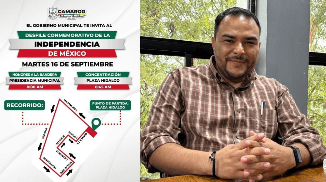 Recorrido definido y más de 1,500 alumnos participarán en el desfile del 16 de septiembre en Camargo