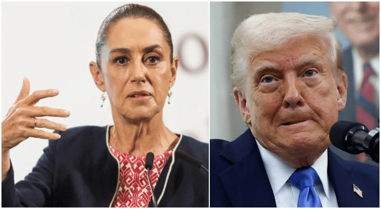 Sheinbaum, elegante y hermosa… pero cárteles controlan México: Trump