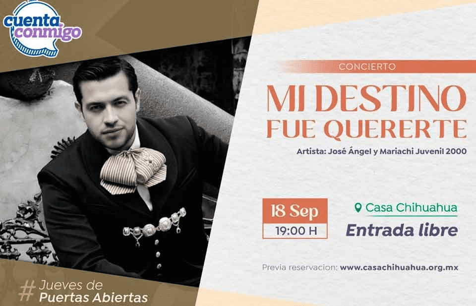 Invita Casa Chihuahua a celebrar a México a ritmo de mariachi