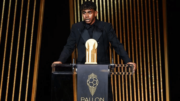 Lamine Yamal ganó el Trofeo Kopa por segundo año consecutivo